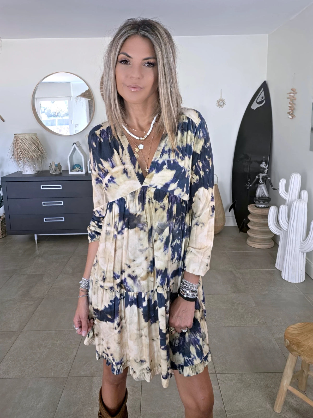 Robe tie and dye