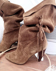 Bottes marron 100% cuir