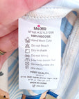 Chemise beige à imprimé et inscriptions
