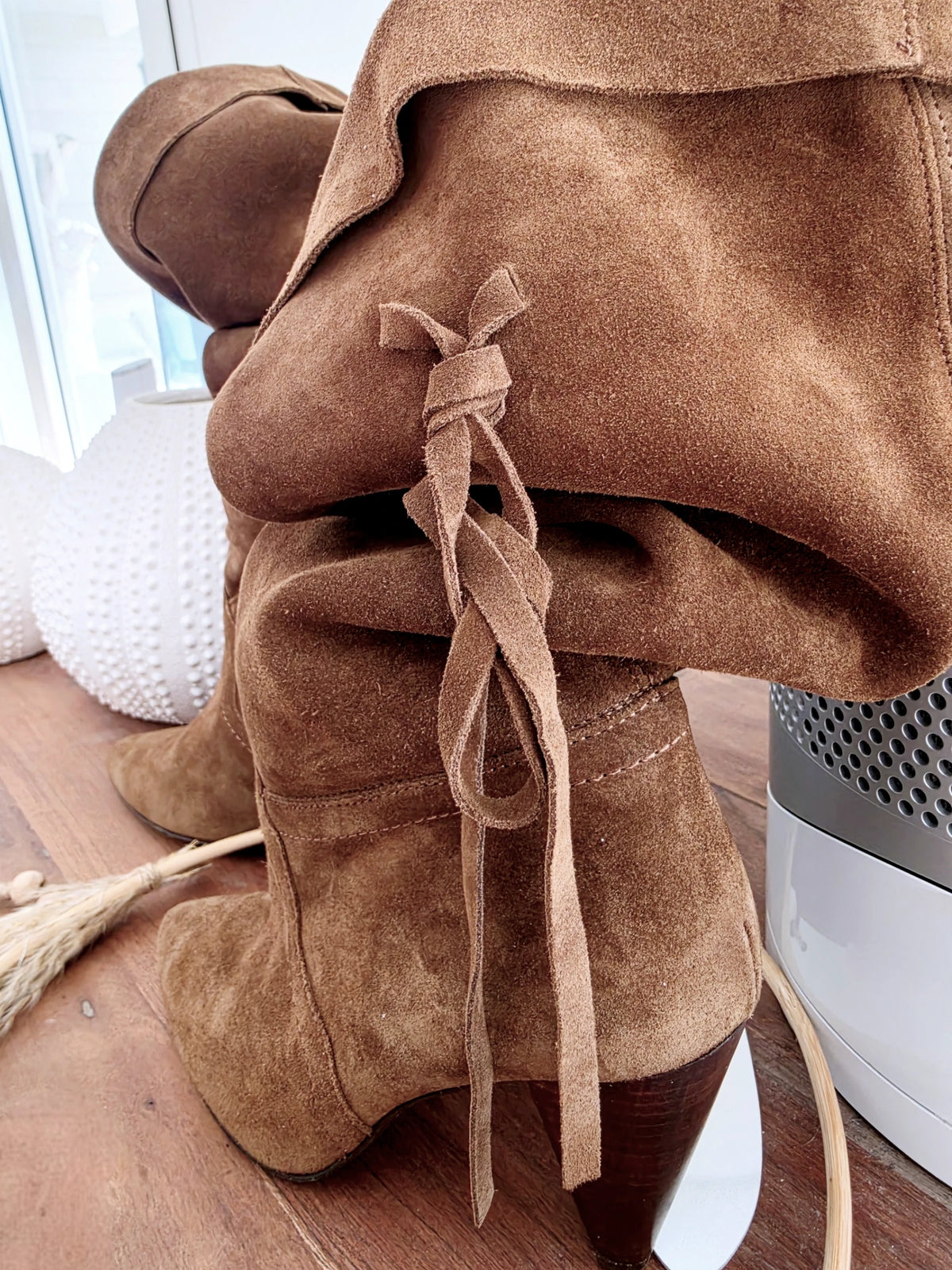 Bottes marron 100% cuir