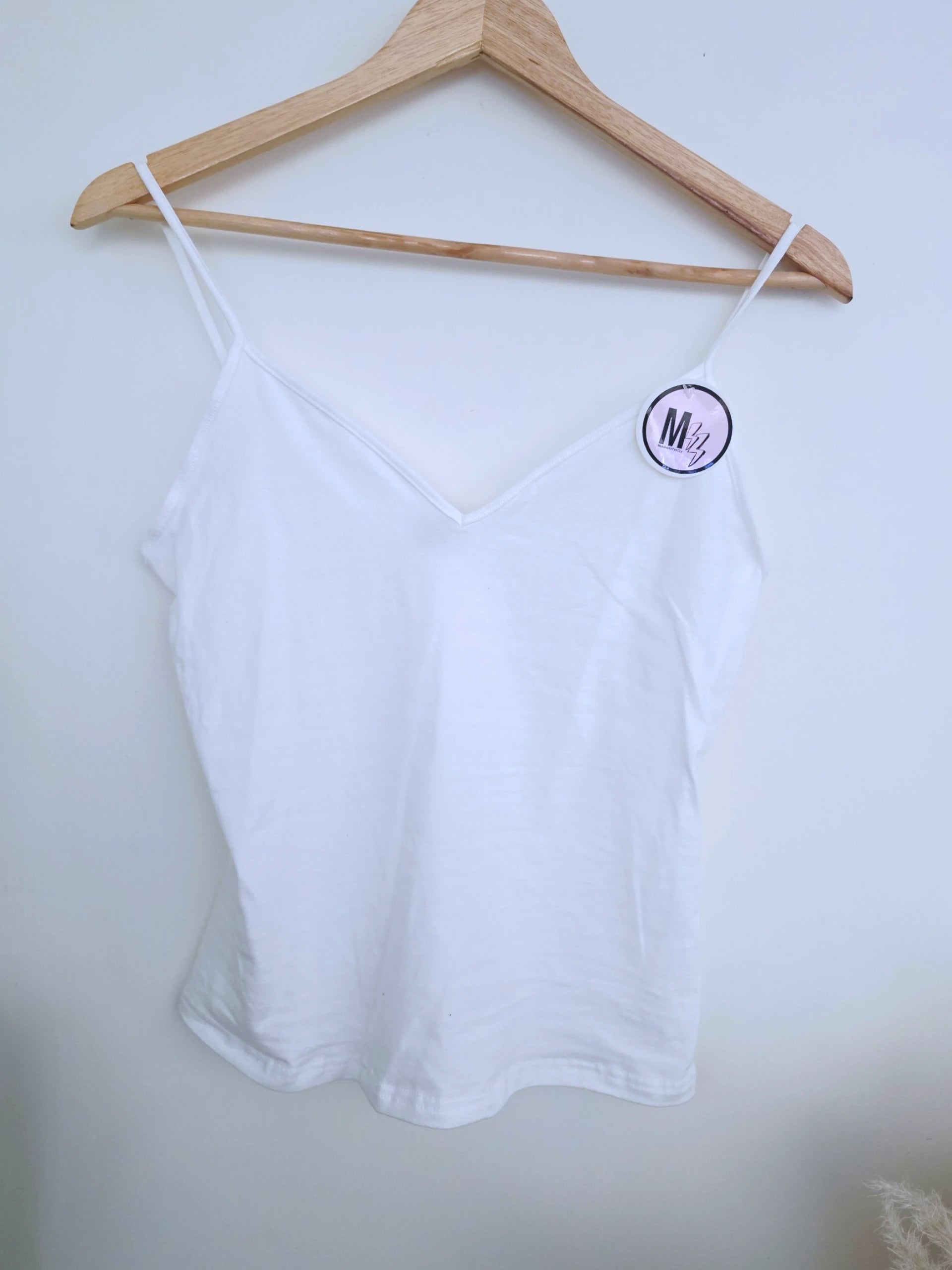 Débardeur blanc en lycra