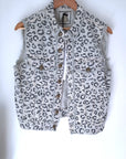 Veste en coton jean imprimé léopard - 𝐌𝐚𝐫𝐢𝐧𝐚𝟒𝟒𝐟𝐚𝐦𝐢𝐥𝐲