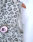Veste en coton jean imprimé léopard - 𝐌𝐚𝐫𝐢𝐧𝐚𝟒𝟒𝐟𝐚𝐦𝐢𝐥𝐲