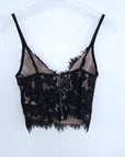 Brassière noire en dentelle