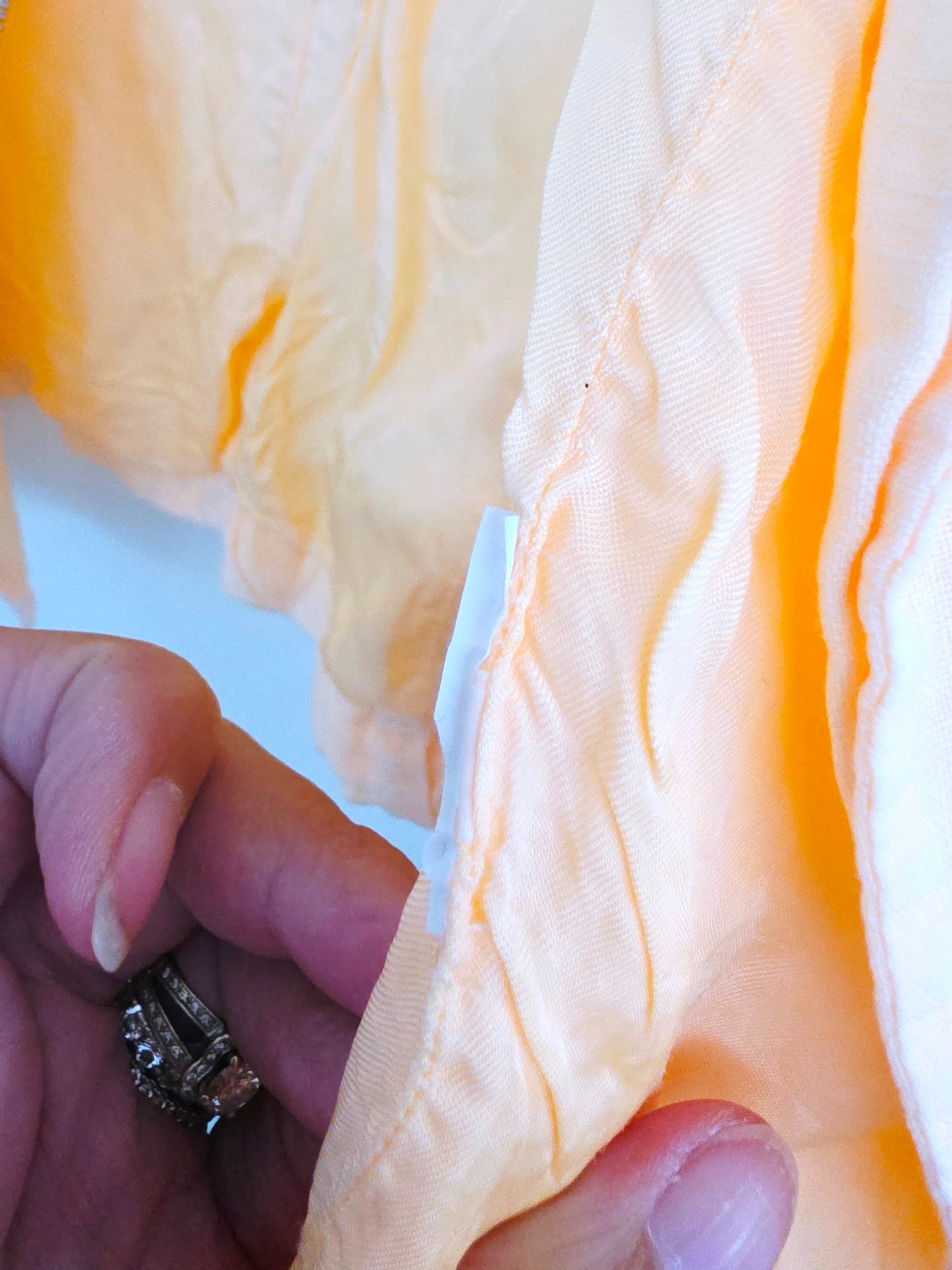 Perfecto en tissu orange