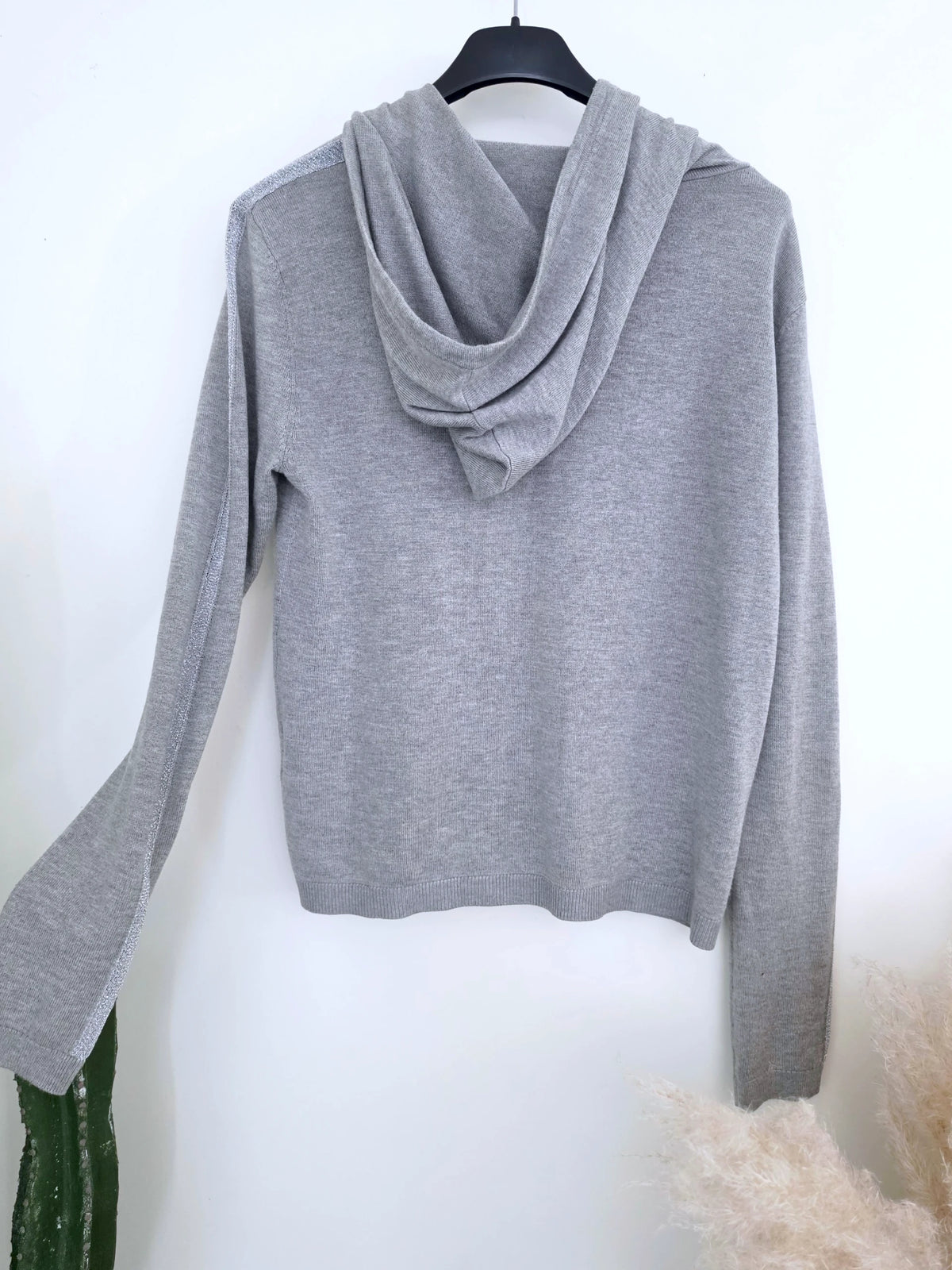 Cardigan gris "love"