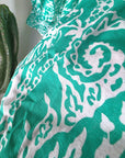 Robe blanche à imprimé vert vif - 𝐌𝐚𝐫𝐢𝐧𝐚𝟒𝟒𝐟𝐚𝐦𝐢𝐥𝐲
