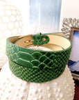 Ceinture verte 100% cuir