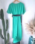 Robe vert vif avec sa ceinture japonaise - 𝐌𝐚𝐫𝐢𝐧𝐚𝟒𝟒𝐟𝐚𝐦𝐢𝐥𝐲