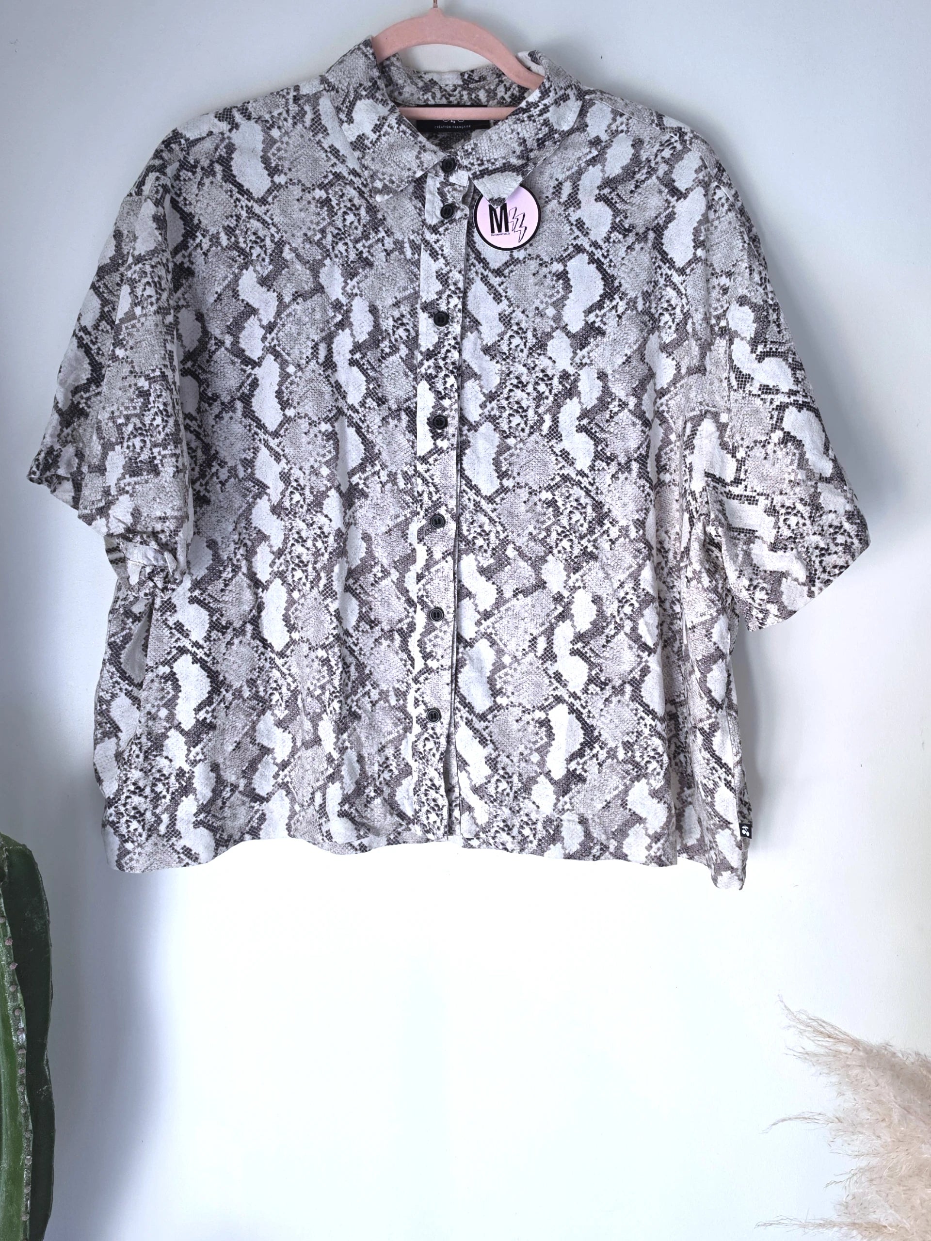 Ensemble haut + Short à imprimé python