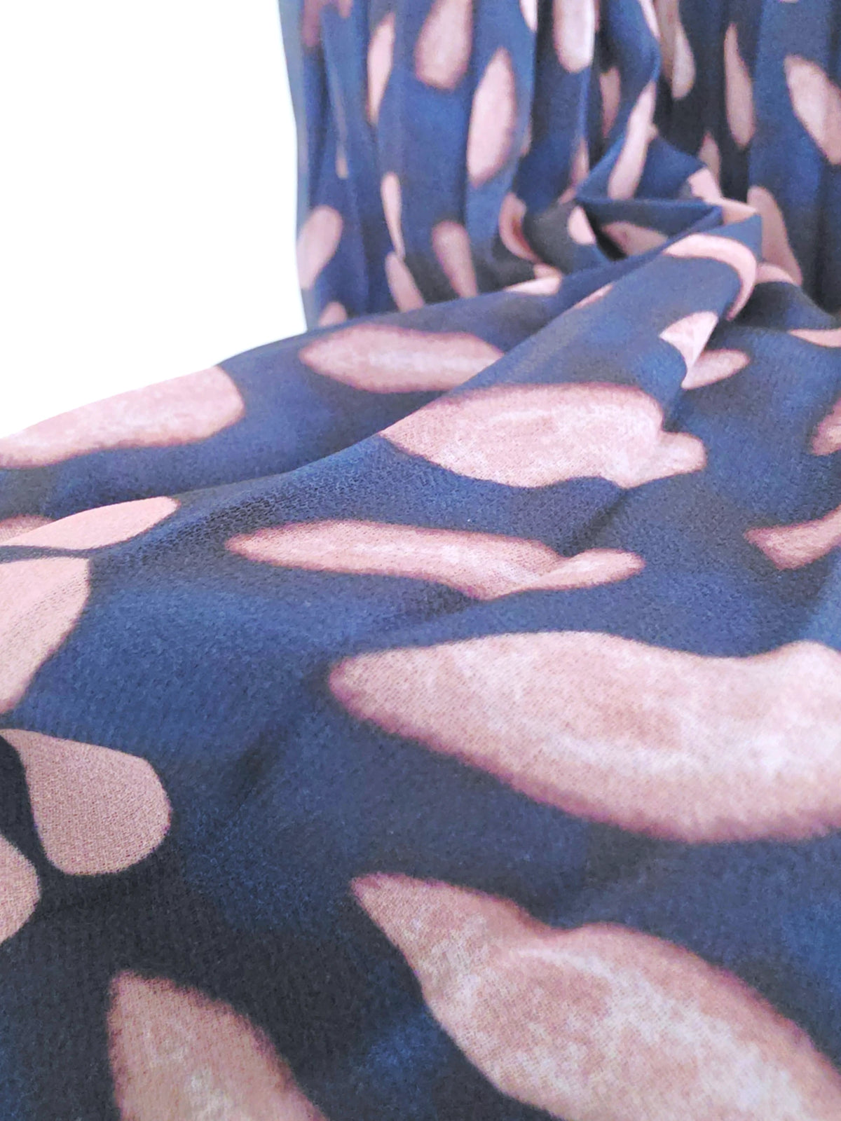 Jupe longue bleu marine à imprimé - 𝐌𝐚𝐫𝐢𝐧𝐚𝟒𝟒𝐟𝐚𝐦𝐢𝐥𝐲