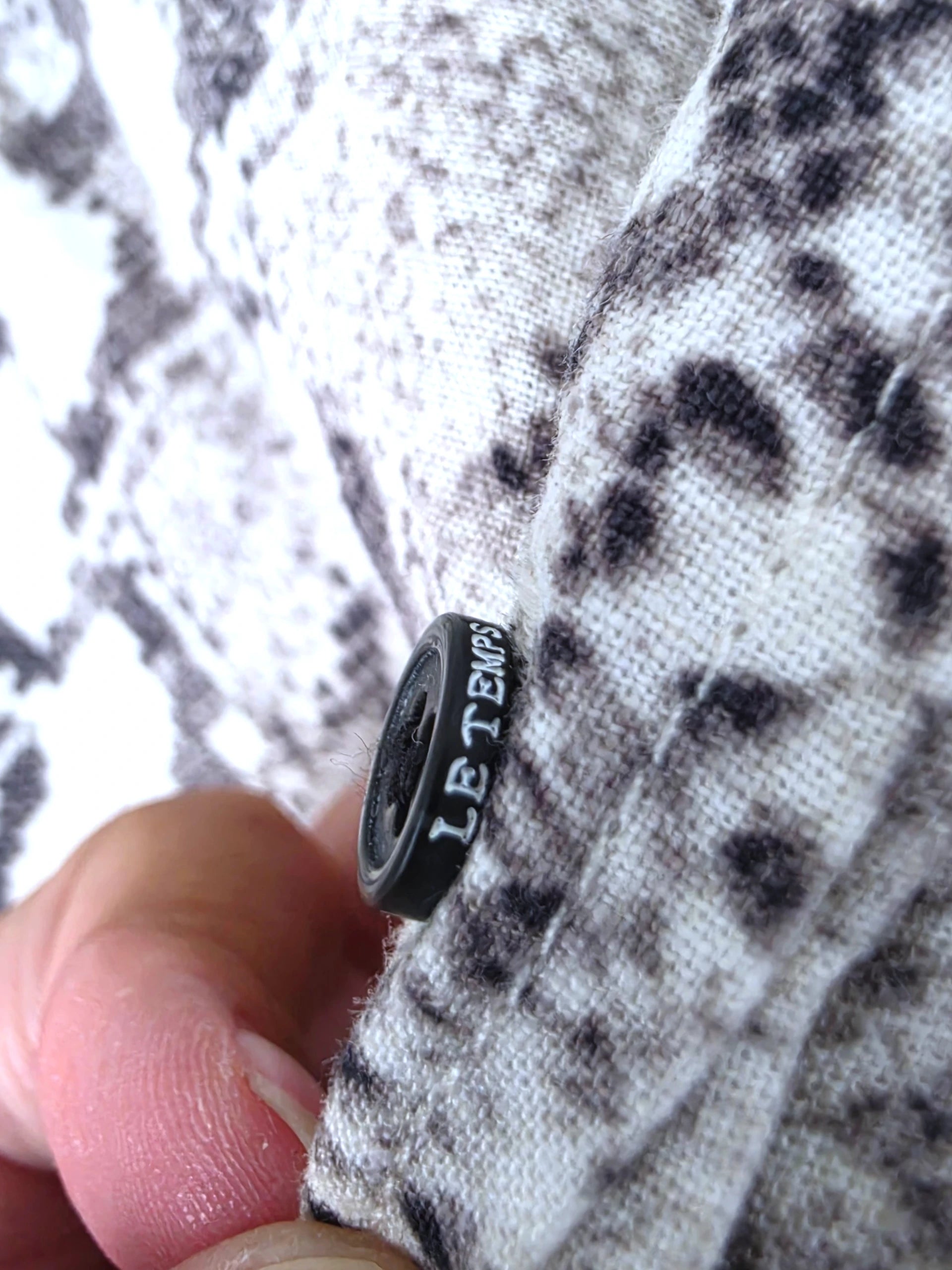 Ensemble haut + Short à imprimé python