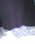 Jupe longue bleu marine à imprimé - 𝐌𝐚𝐫𝐢𝐧𝐚𝟒𝟒𝐟𝐚𝐦𝐢𝐥𝐲
