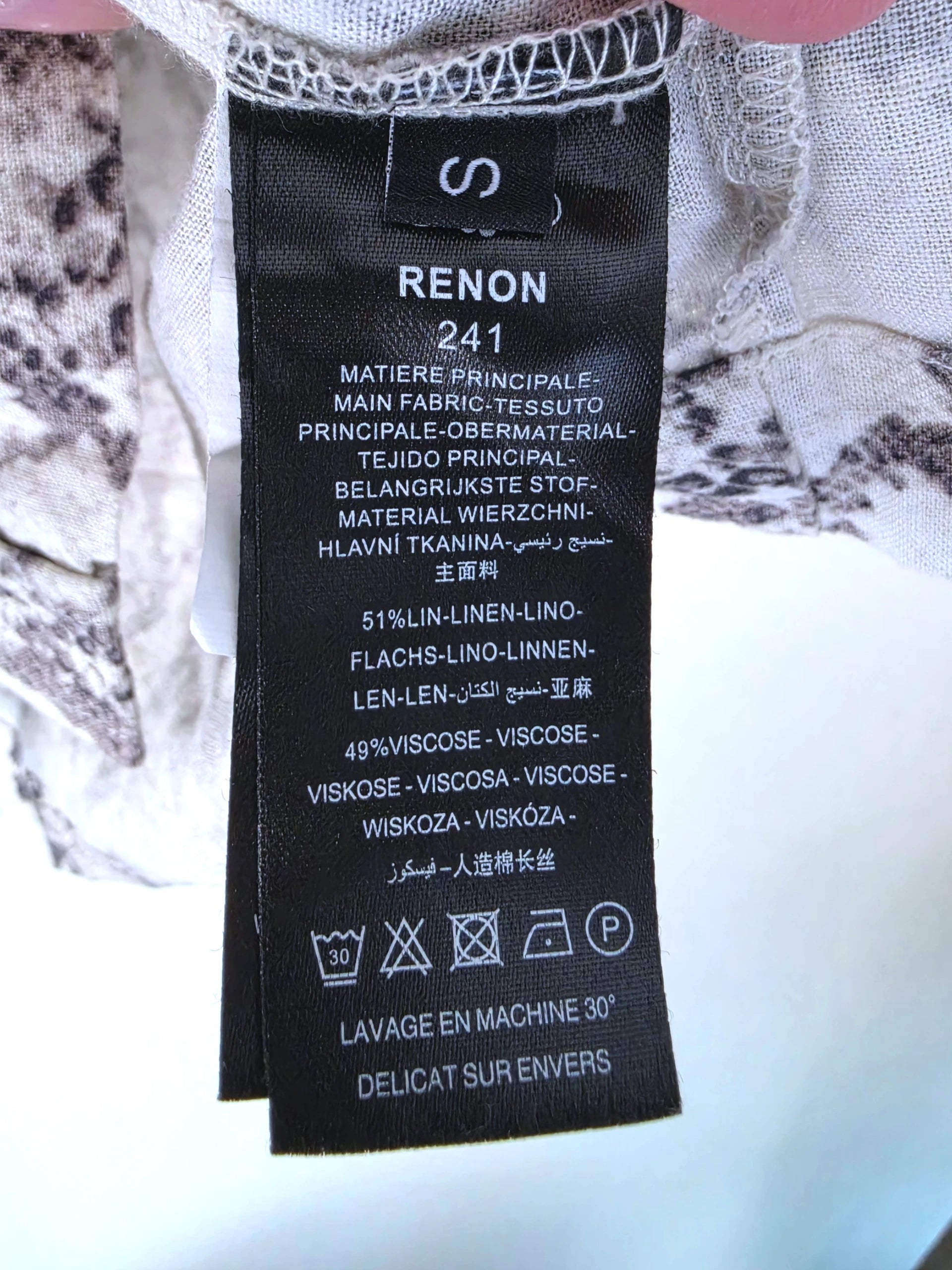 Ensemble haut + Short à imprimé python