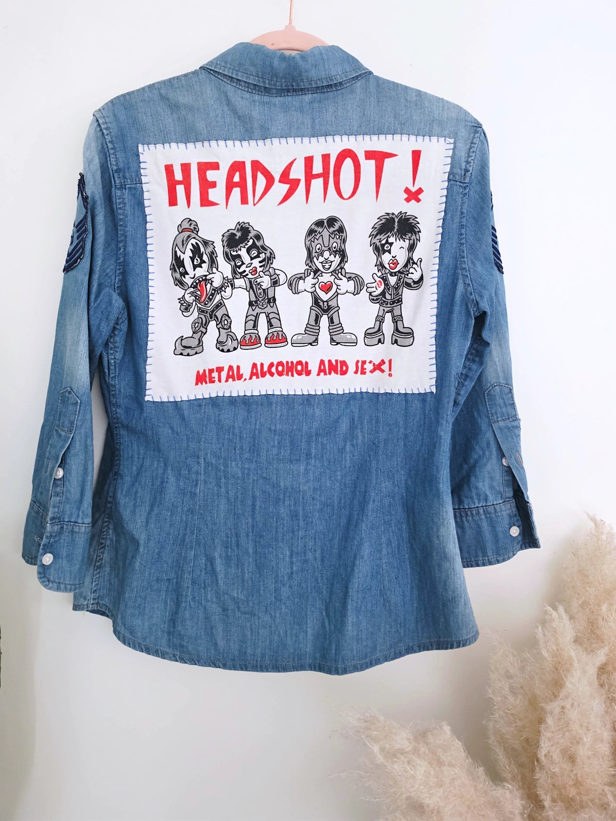 Chemise bleue rock'n'roll - 𝐌𝐚𝐫𝐢𝐧𝐚𝟒𝟒𝐟𝐚𝐦𝐢𝐥𝐲