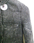 Chemise grise à effet délavé - 𝐌𝐚𝐫𝐢𝐧𝐚𝟒𝟒𝐟𝐚𝐦𝐢𝐥𝐲