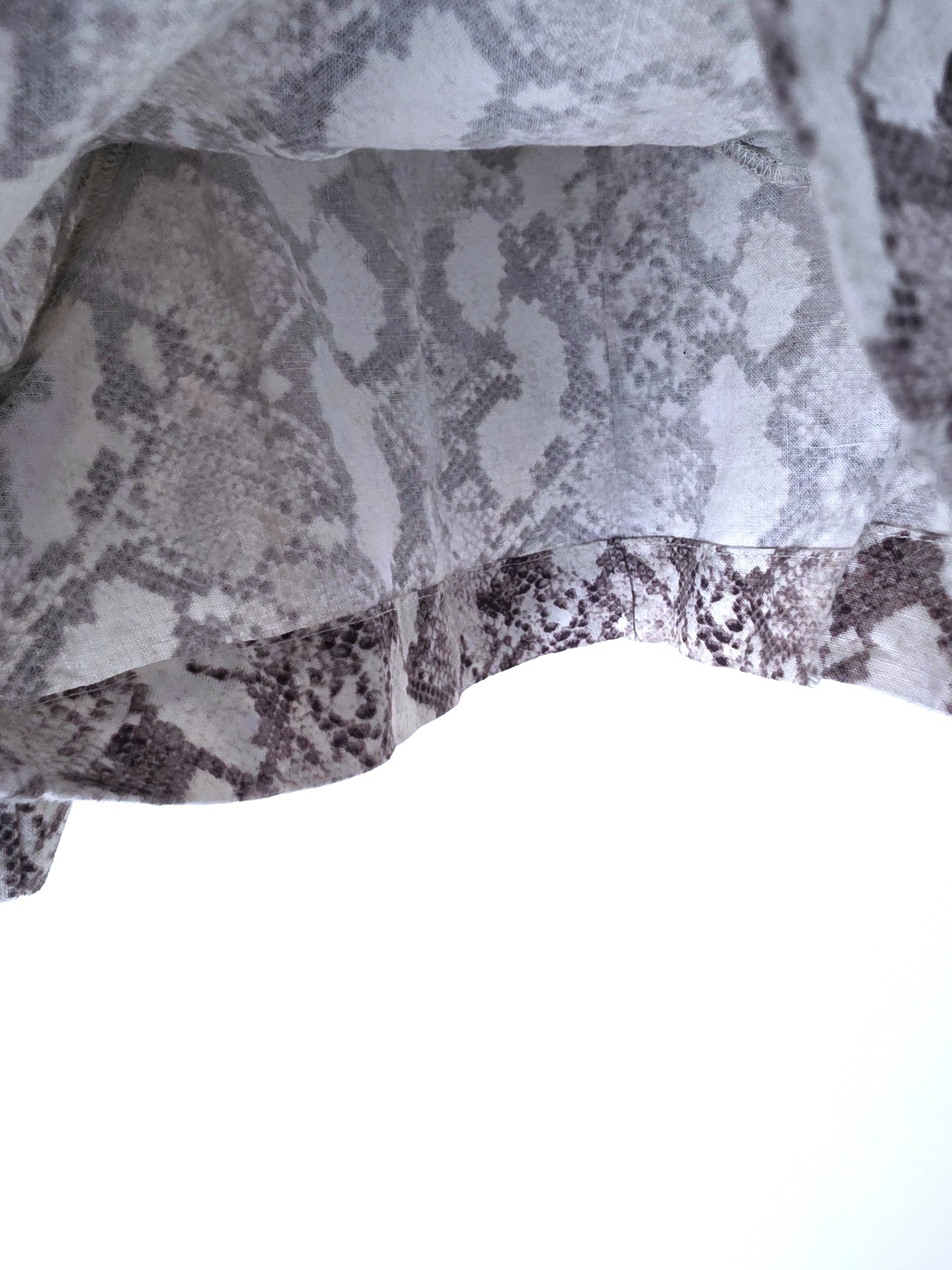 Ensemble haut + Short à imprimé python