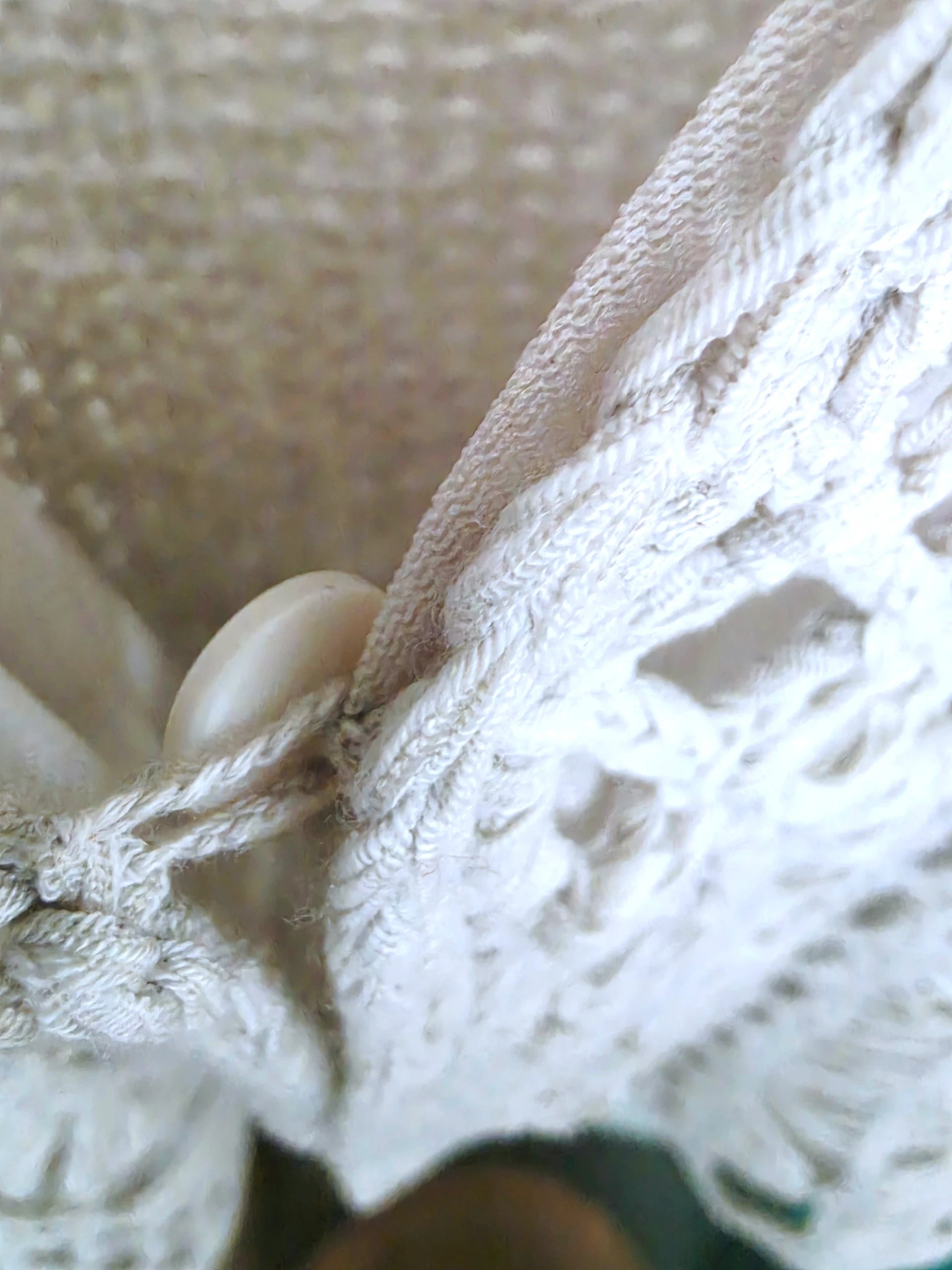 Cardigan en maille écru