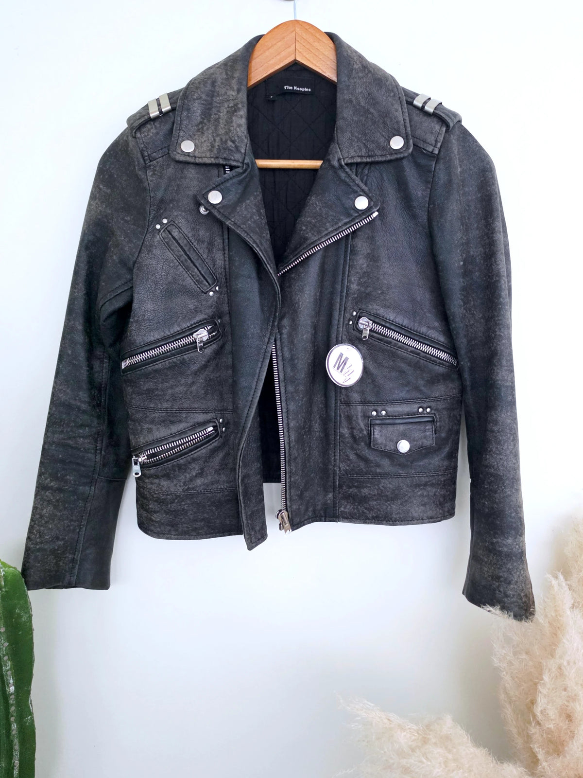 Perfecto 100% cuir aspect vieilli - 𝐌𝐚𝐫𝐢𝐧𝐚𝟒𝟒𝐟𝐚𝐦𝐢𝐥𝐲