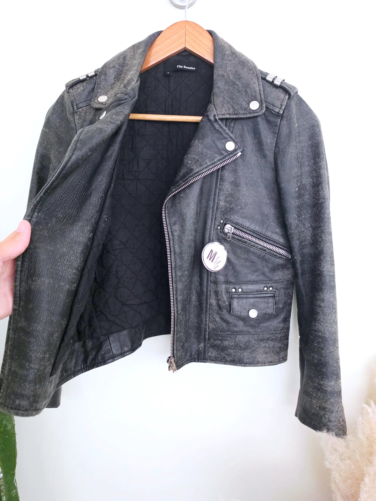 Perfecto 100% cuir aspect vieilli - 𝐌𝐚𝐫𝐢𝐧𝐚𝟒𝟒𝐟𝐚𝐦𝐢𝐥𝐲