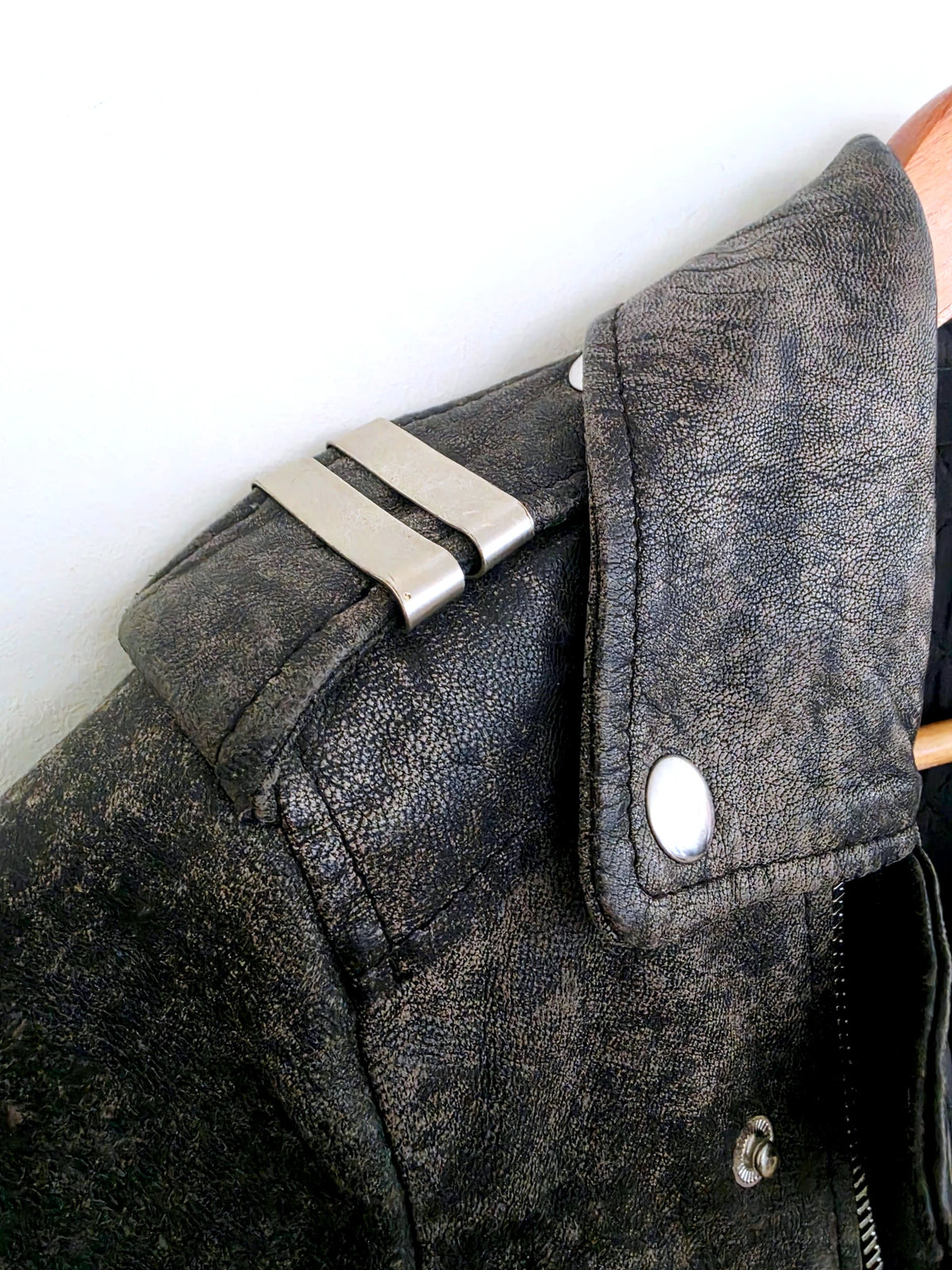 Perfecto 100% cuir aspect vieilli - 𝐌𝐚𝐫𝐢𝐧𝐚𝟒𝟒𝐟𝐚𝐦𝐢𝐥𝐲