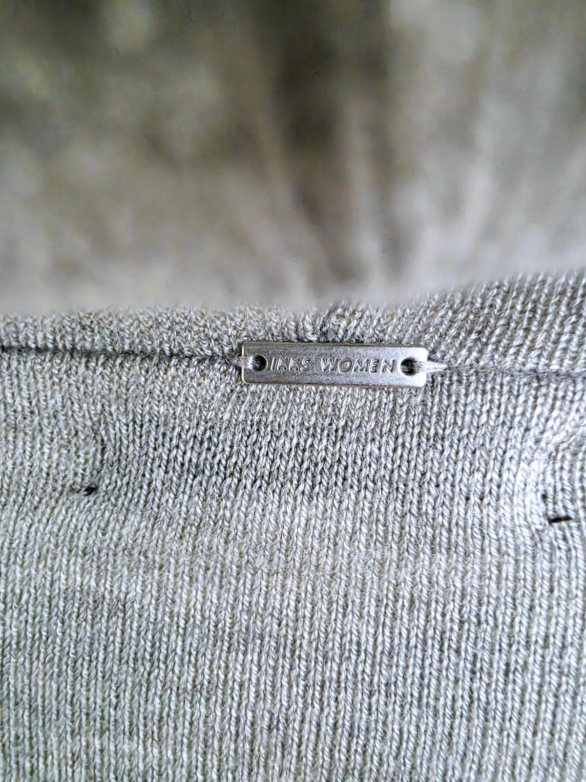 Cardigan gris "love"
