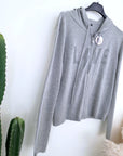 Cardigan gris "love"