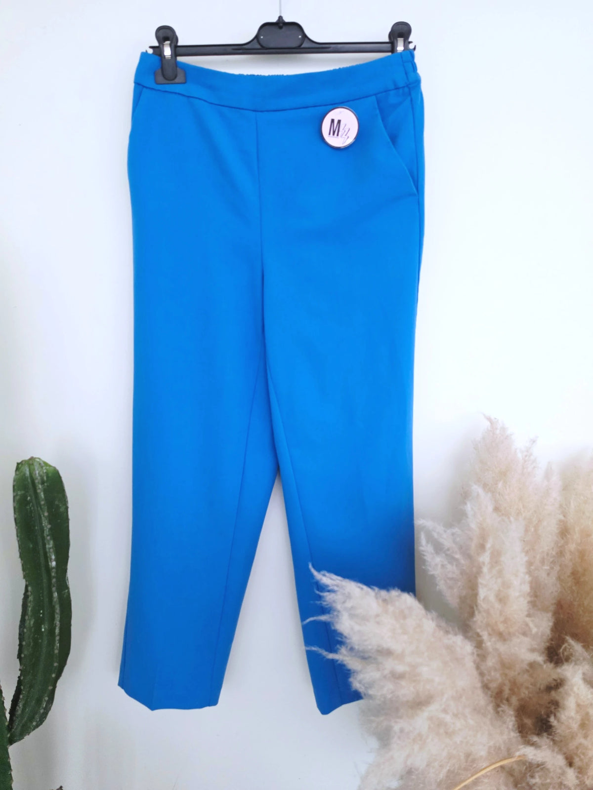Pantalon bleu vif longueur 7/8è - 𝐌𝐚𝐫𝐢𝐧𝐚𝟒𝟒𝐟𝐚𝐦𝐢𝐥𝐲
