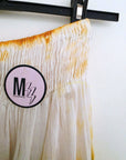 Jupe tie and dye à tags fluo