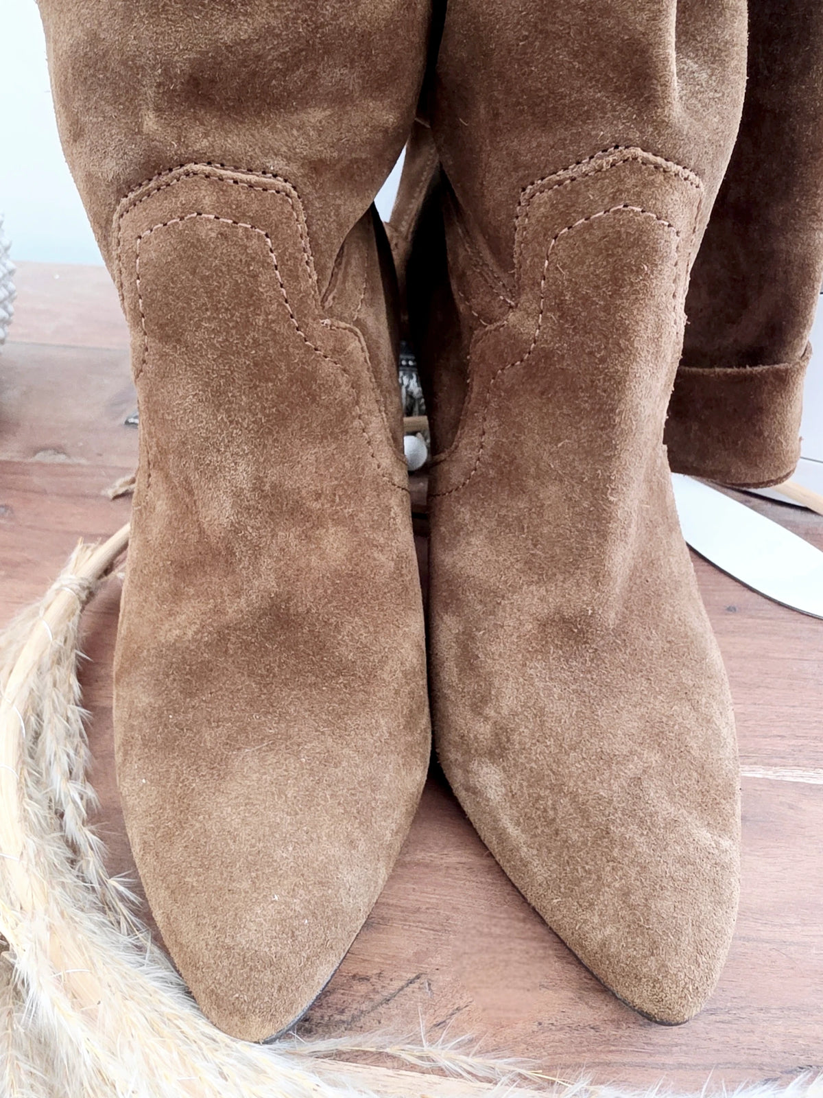Bottes marron 100% cuir