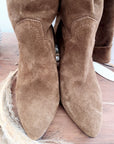 Bottes marron 100% cuir