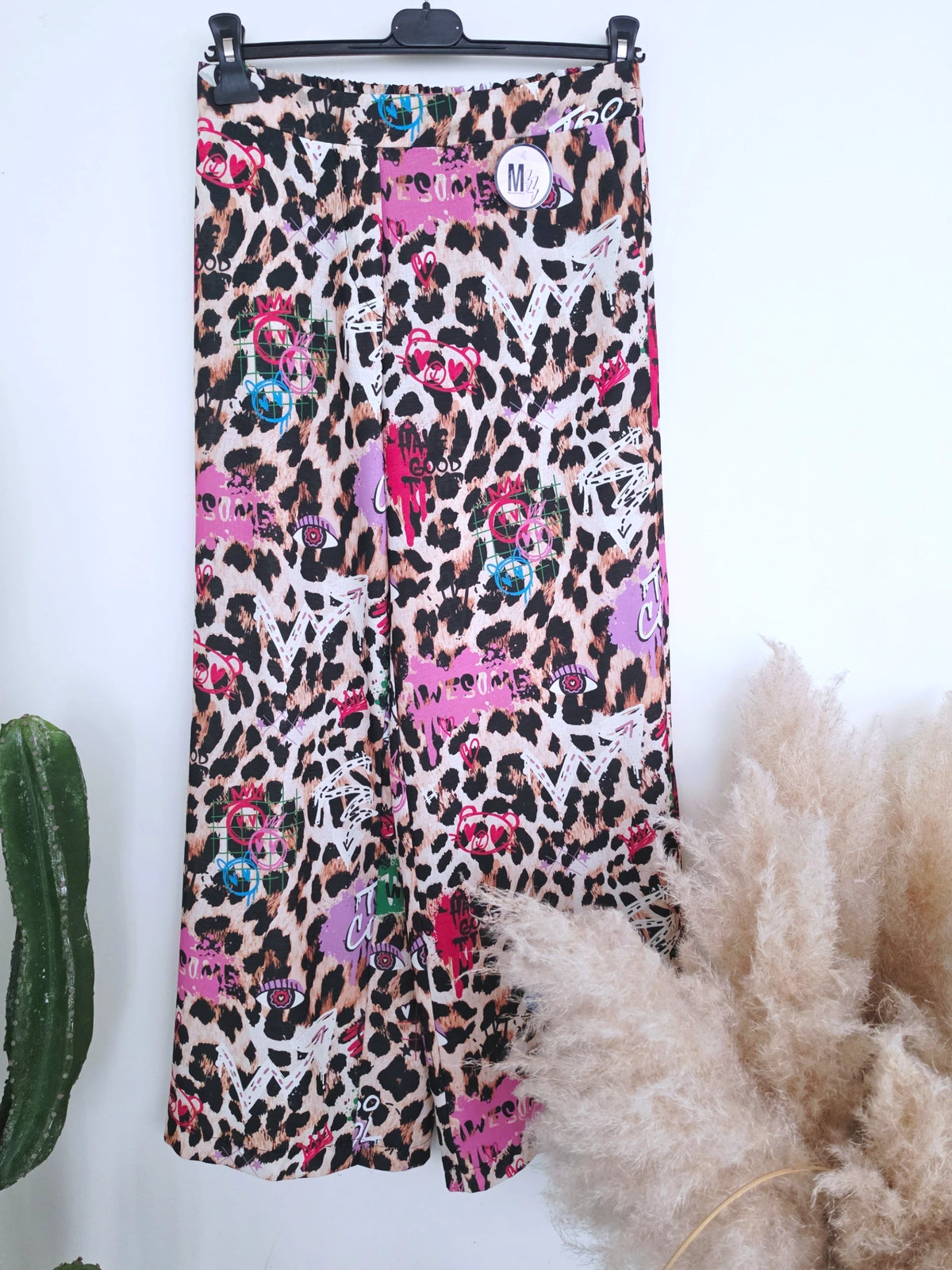 Pantalon à imprimé léopard avec tags - 𝐌𝐚𝐫𝐢𝐧𝐚𝟒𝟒𝐟𝐚𝐦𝐢𝐥𝐲