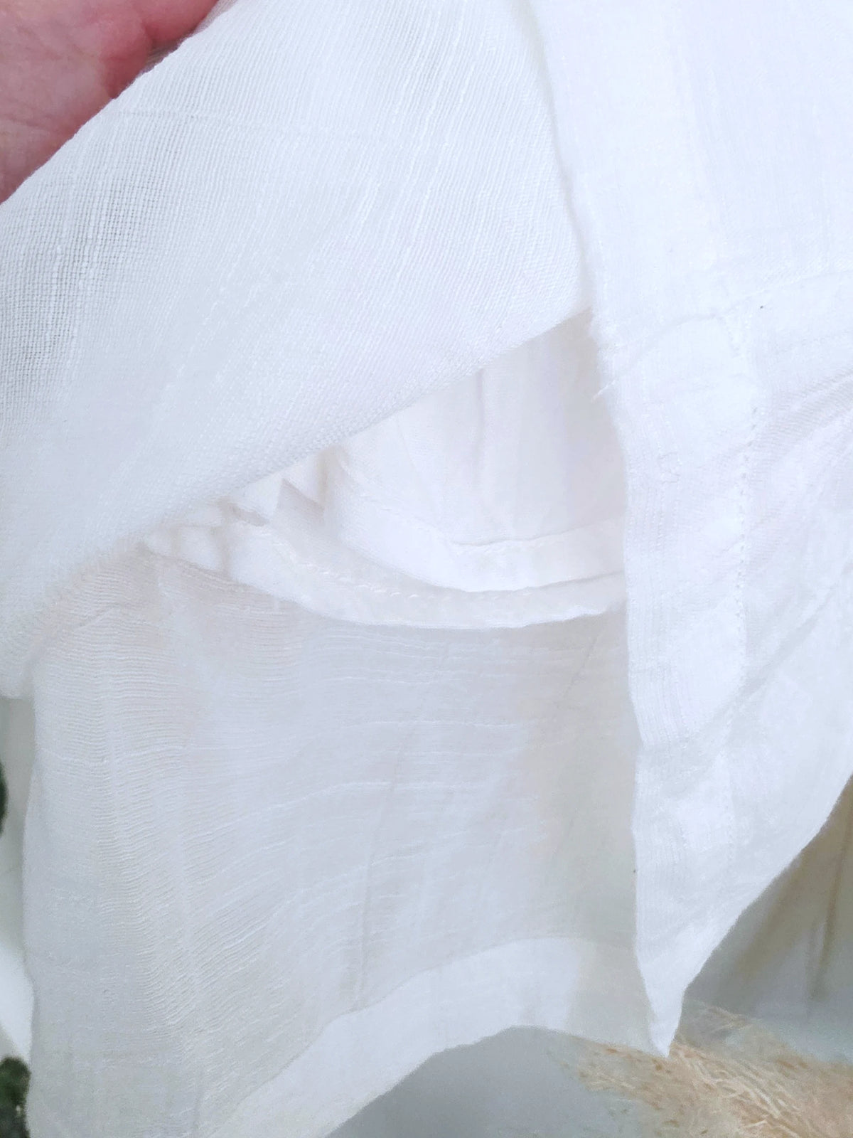 Pantalon blanc à jambes droites - 𝐌𝐚𝐫𝐢𝐧𝐚𝟒𝟒𝐟𝐚𝐦𝐢𝐥𝐲