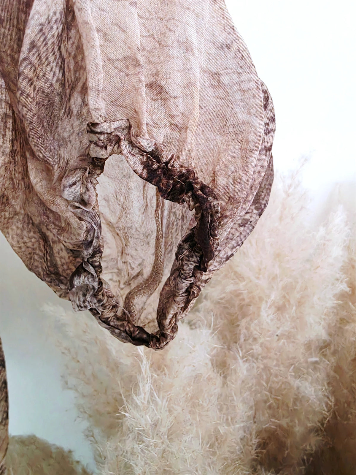 Blouse à imprimé python marron - 𝐌𝐚𝐫𝐢𝐧𝐚𝟒𝟒𝐟𝐚𝐦𝐢𝐥𝐲