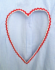 Chemise à rayures bleu ciel dos coeur - 𝐌𝐚𝐫𝐢𝐧𝐚𝟒𝟒𝐟𝐚𝐦𝐢𝐥𝐲