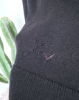 Pull noir inscription dos amour en rouge - 𝐌𝐚𝐫𝐢𝐧𝐚𝟒𝟒𝐟𝐚𝐦𝐢𝐥𝐲