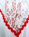T-shirt blanc dos coeur dentelle - 𝐌𝐚𝐫𝐢𝐧𝐚𝟒𝟒𝐟𝐚𝐦𝐢𝐥𝐲