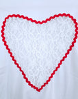 T-shirt blanc dos coeur dentelle - 𝐌𝐚𝐫𝐢𝐧𝐚𝟒𝟒𝐟𝐚𝐦𝐢𝐥𝐲