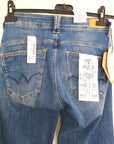 Jean bleu high flare