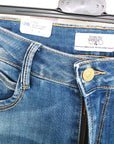 Jean bleu high flare
