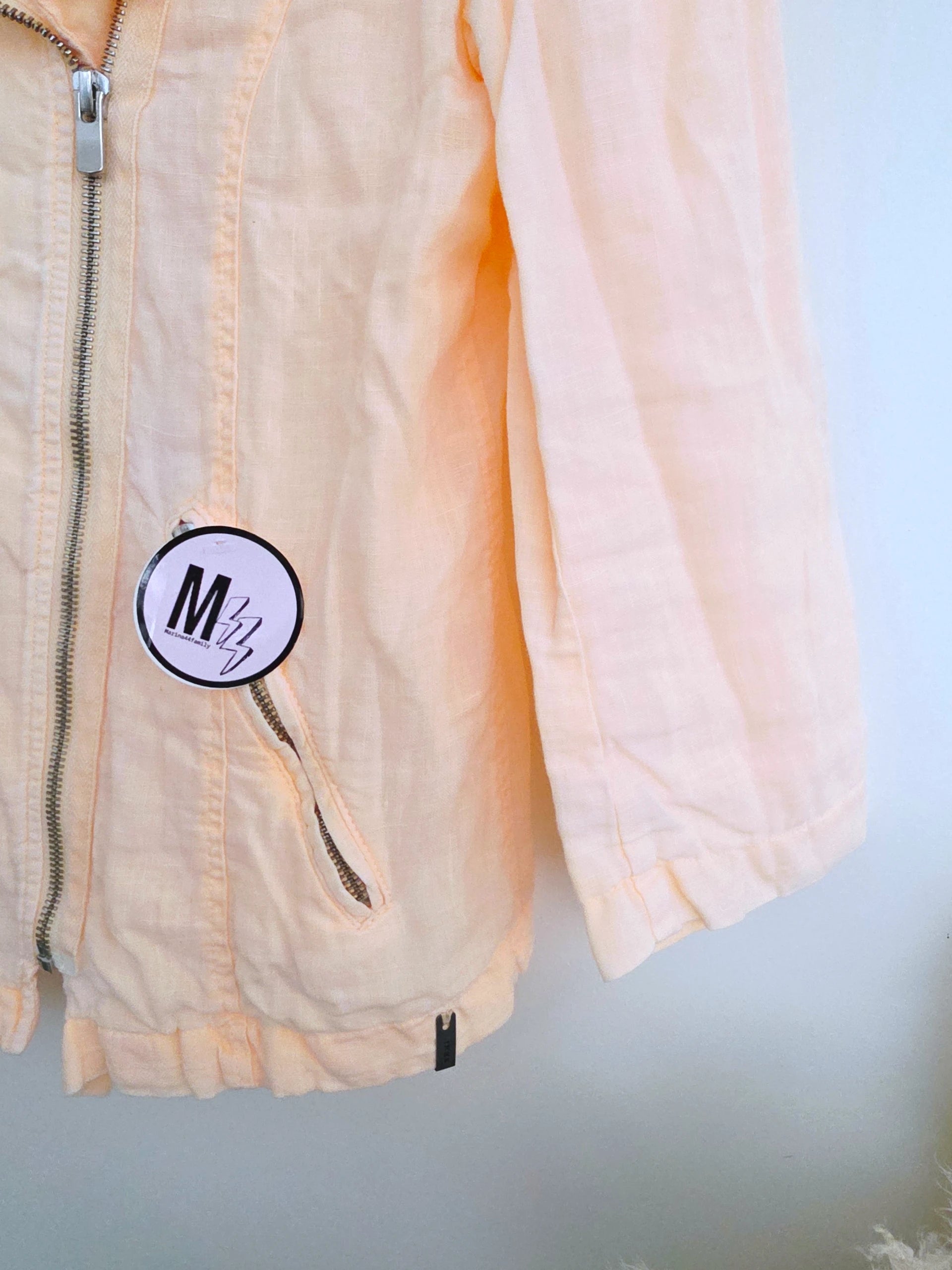 Perfecto en tissu orange