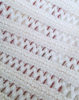 Jupe 7/8e blanc cassé en crochet