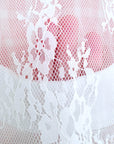 Chemise à carreaux rose avec dos en dentelle