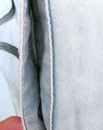 Chemise en jean customisée