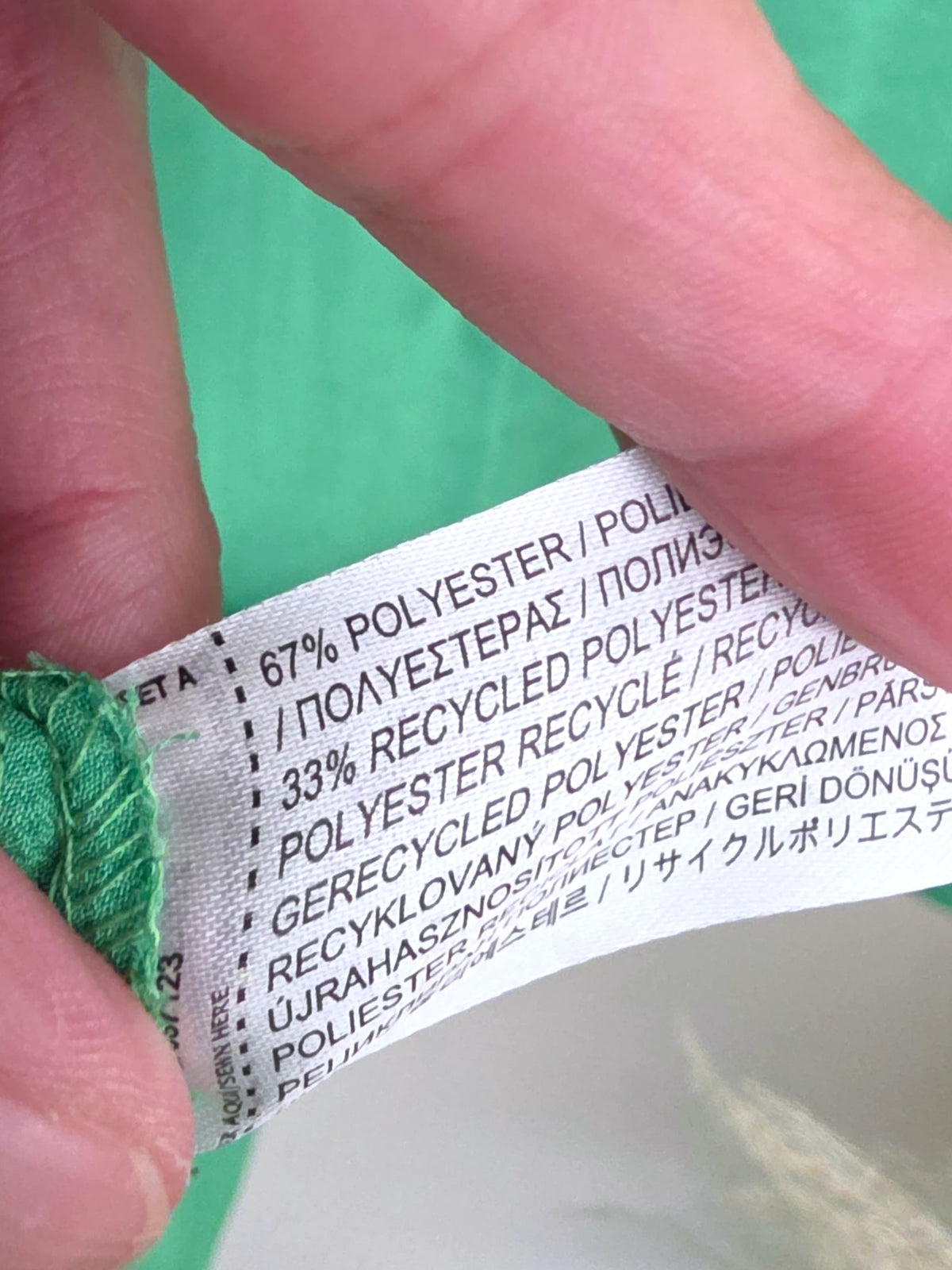 Chemise verte lumineuse