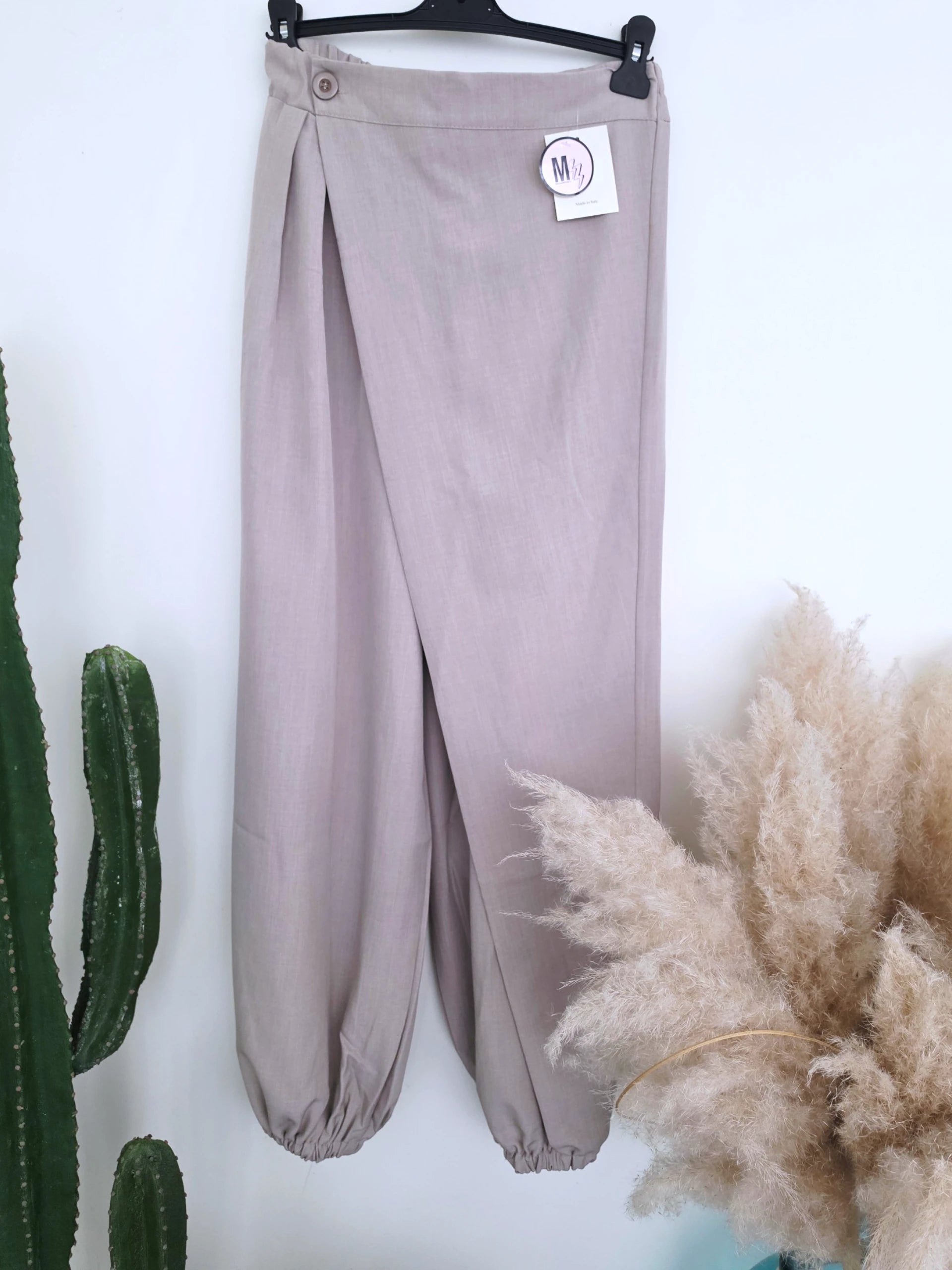 Pantalon 2&amp;1 Bermuda beige-gris