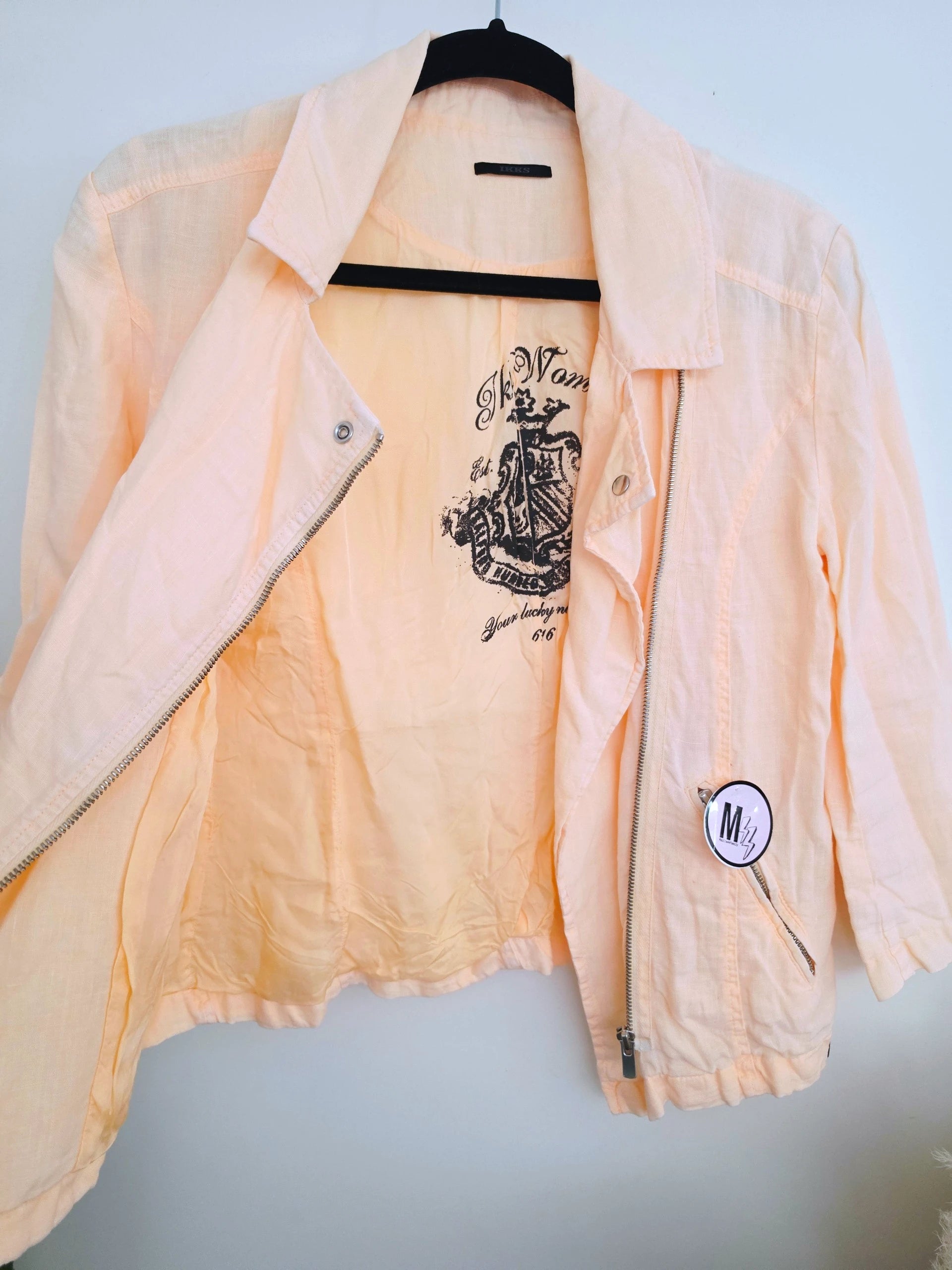 Perfecto en tissu orange