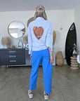 Pantalon bleu vif longueur 7/8è - 𝐌𝐚𝐫𝐢𝐧𝐚𝟒𝟒𝐟𝐚𝐦𝐢𝐥𝐲