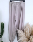 Pantalon 2&1 Bermuda beige-gris