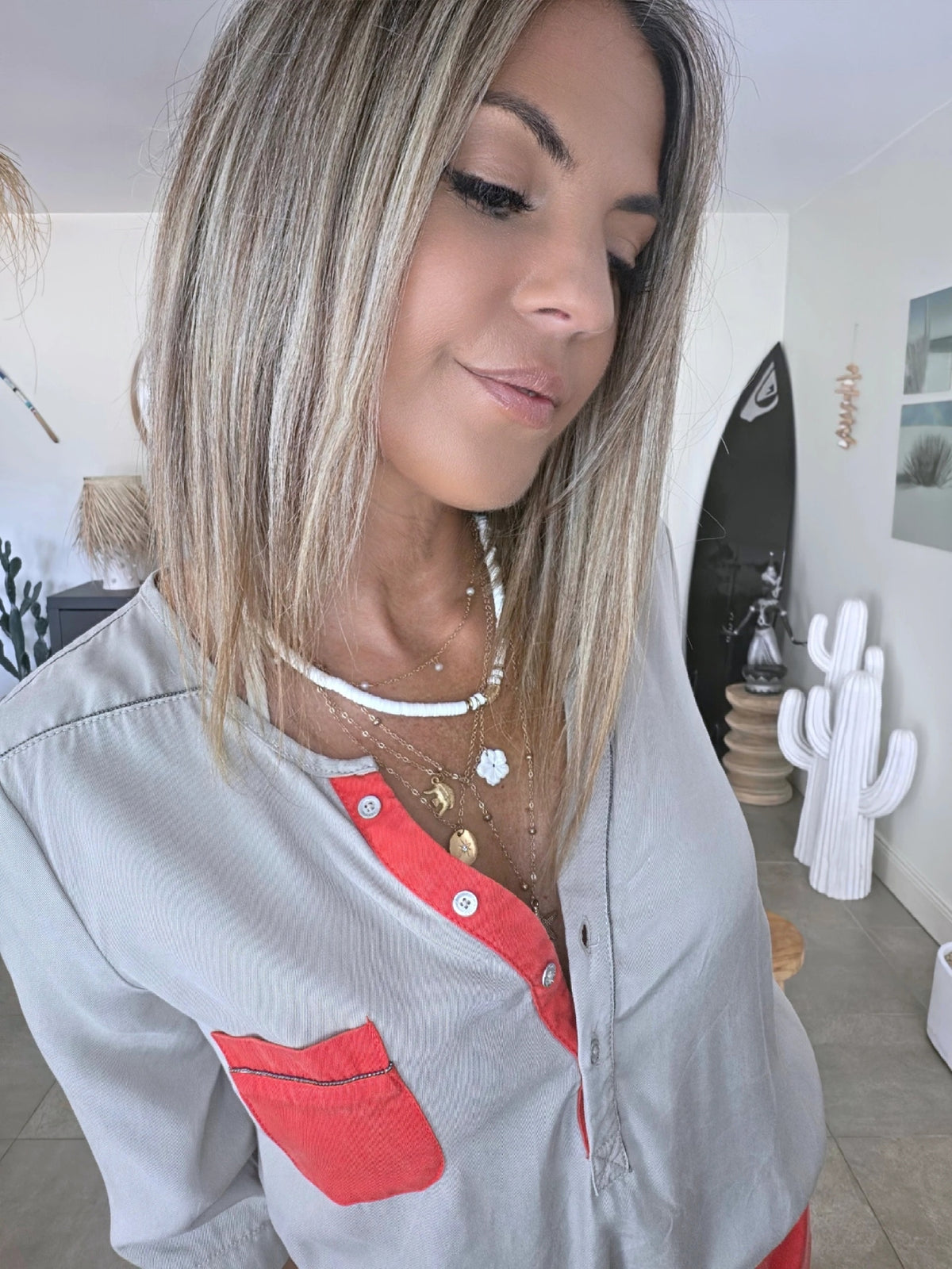 Robe casual-chic bicolore - 𝐌𝐚𝐫𝐢𝐧𝐚𝟒𝟒𝐟𝐚𝐦𝐢𝐥𝐲